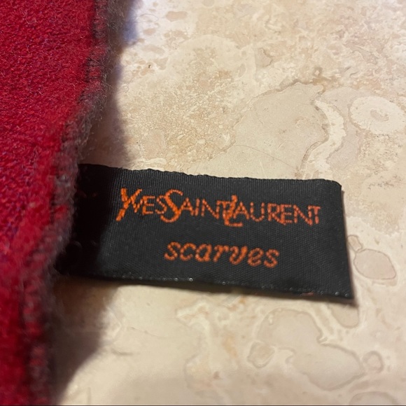 Unisex YSL Wool Scarf - Picture 8 of 8